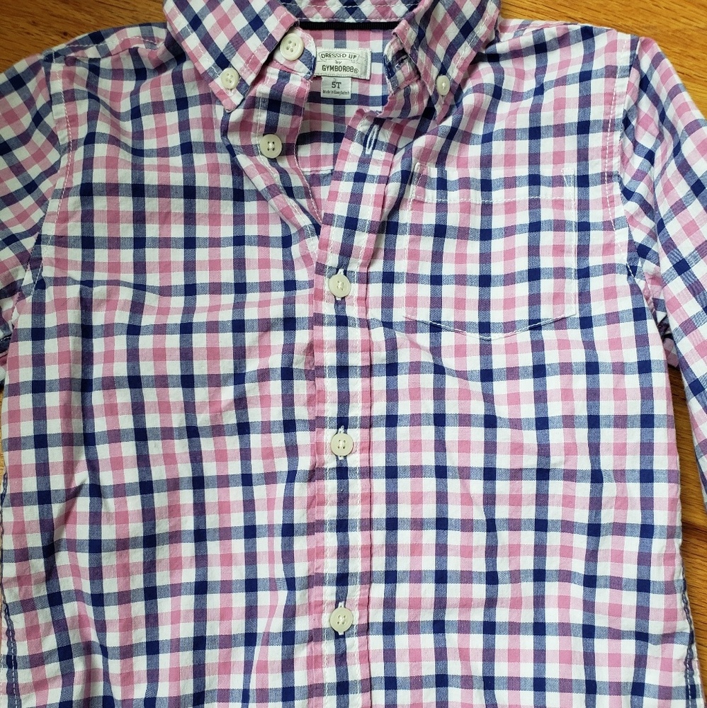 Perfect Easter button down. Gymboree. Size 5. - Picture 2 of 3